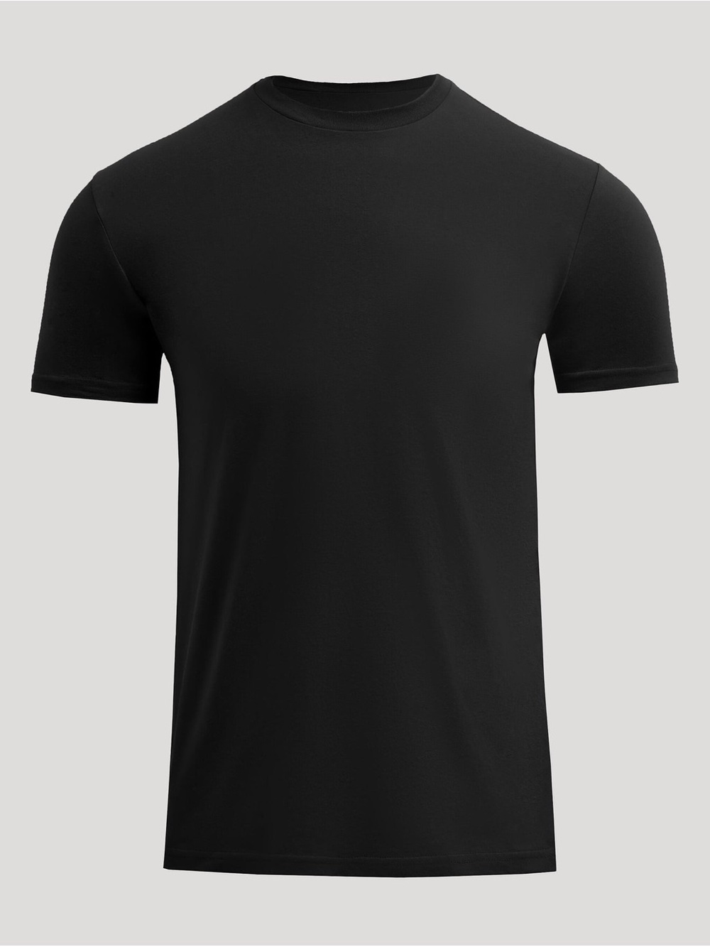 True Classic Black Crewneck T-Shirt - Men Large